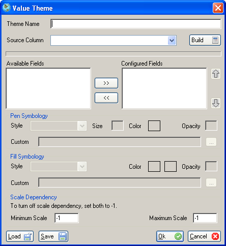 Value theme dialog